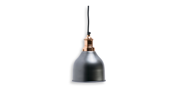 Luxor Ceiling Light Pewter 7"