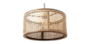 Teak & Ratten ceiling light_3