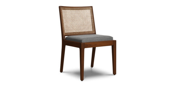 Lille Teak and Rattan Dining Chair