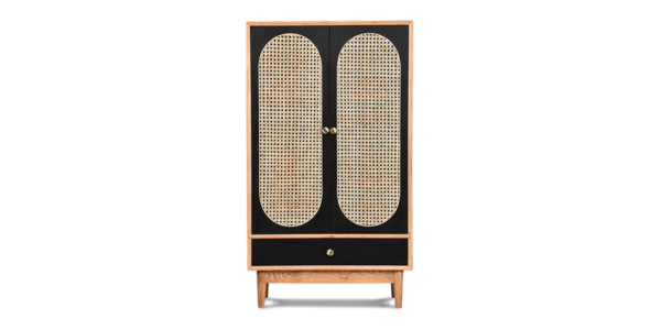 Odesa Oak and Rattan Bar