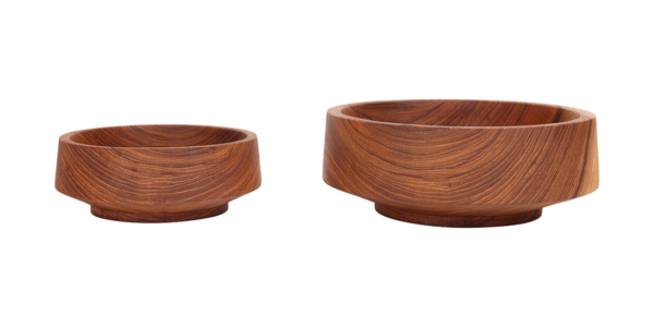 Aki Teak Bowls - Set of 2