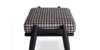 Lap and Dado Aden Oak Footstool - Black 5