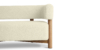 Lap and Dado Avesta Oak Boucle Sofa - Ivory 6
