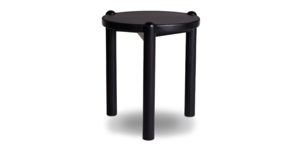 Togo Ash Side Table - Black