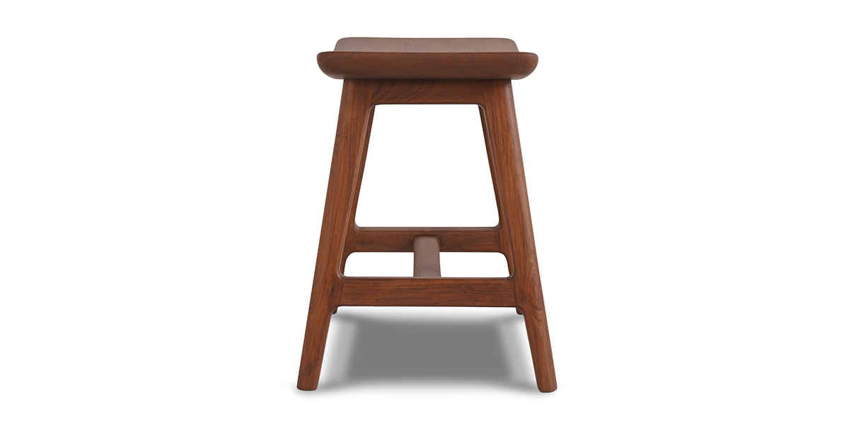 Lap and Dado Nara Teak Stool 3