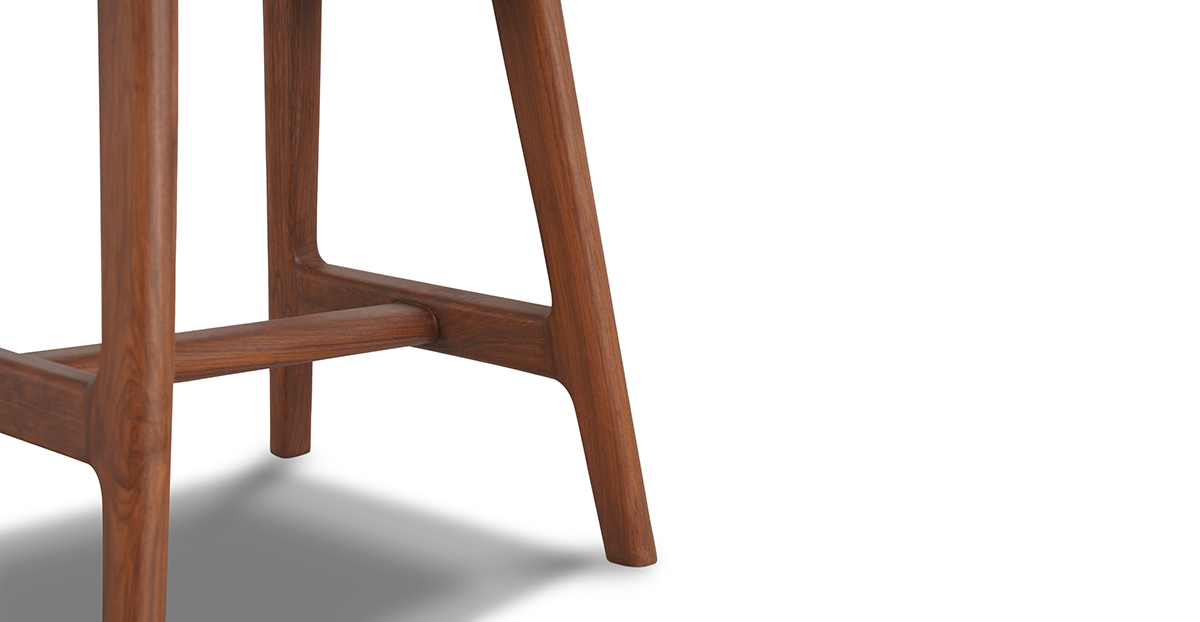 Lap and Dado Nara Teak Stool 5