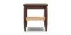 Lap and Dado Elda Teak and Rattan Side Table 1