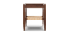 Lap and Dado Elda Teak and Rattan Side Table 3