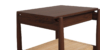 Lap and Dado Elda Teak and Rattan Side Table 4