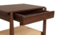 Lap and Dado Elda Teak and Rattan Side Table 5