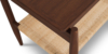 Lap and Dado Elda Teak and Rattan Side Table 6