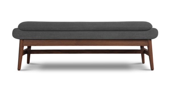 Itami Ash Upholstered Bench - Teak Finish