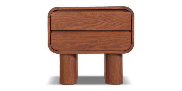 Juno Oak Side Table - Teak Finish