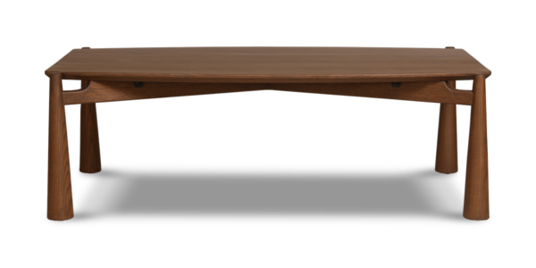 Lugo Ash Coffee Table - Teak Finish