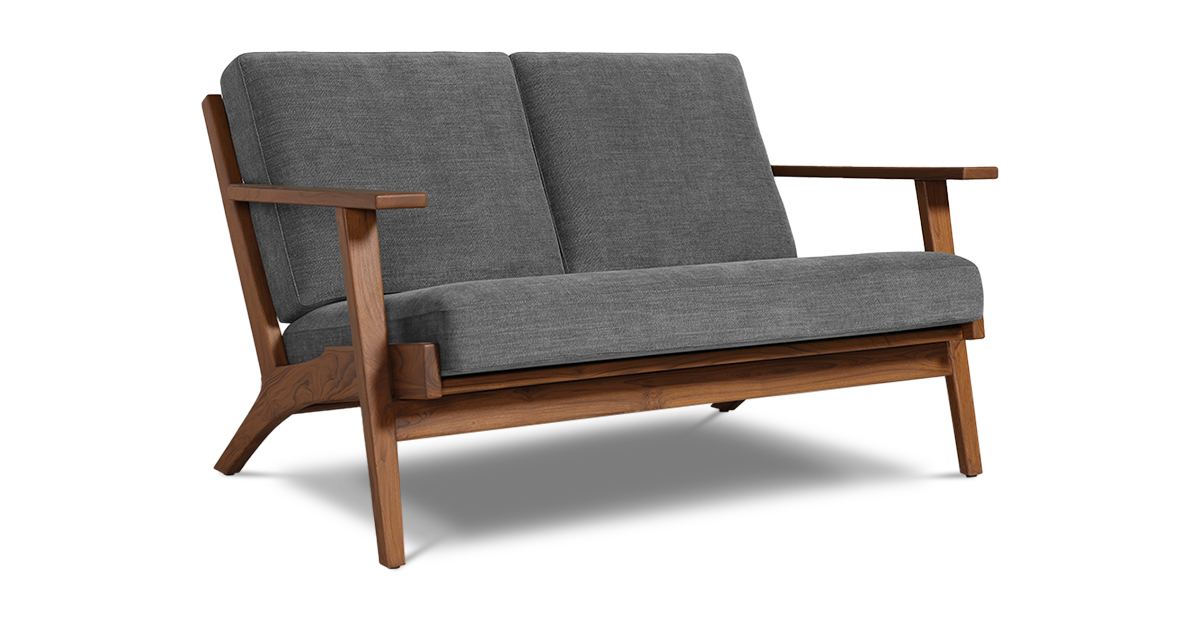 Lap and Dado Hama Teak Sofa - Copeland Granite 1