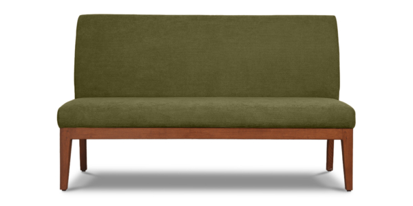 Parma Ash Dining Banquette - Teak Finish