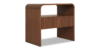 Lap and Dado Bowie Oak Side Table - Teak Finish 3