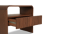 Lap and Dado Bowie Oak Side Table - Teak Finish 7