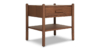 Lap and Dado Garo Oak Side Table - Teak Finish 3