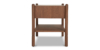 Lap and Dado Garo Oak Side Table - Teak Finish 5