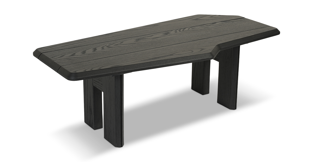 Lap and Dado Leeds Ash Coffee Table Black 3