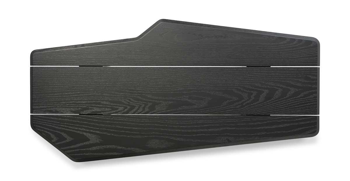 Lap and Dado Leeds Ash Coffee Table Black 5