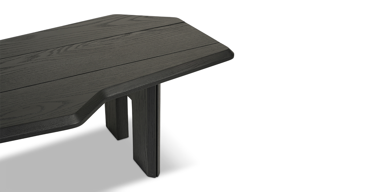 Lap and Dado Leeds Ash Coffee Table Black 7