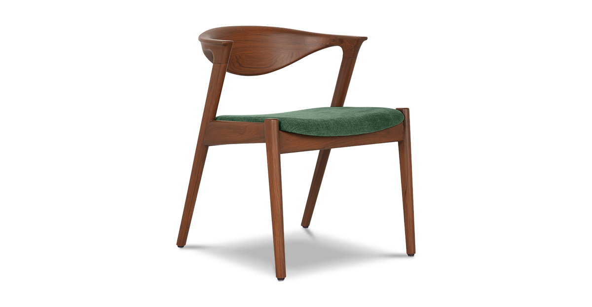 Lap and Dado Siwan Teak Chair Copeland Greenstone 1