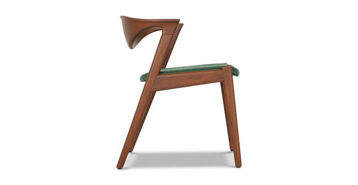 Lap and Dado Siwan Teak Chair Copeland Greenstone 2